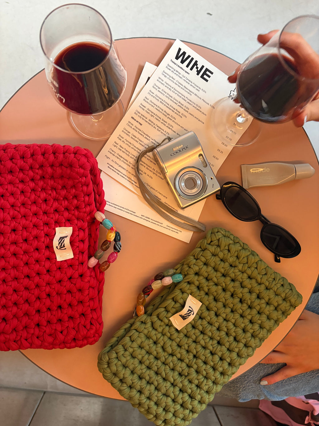 The Bead Bag - Cherry