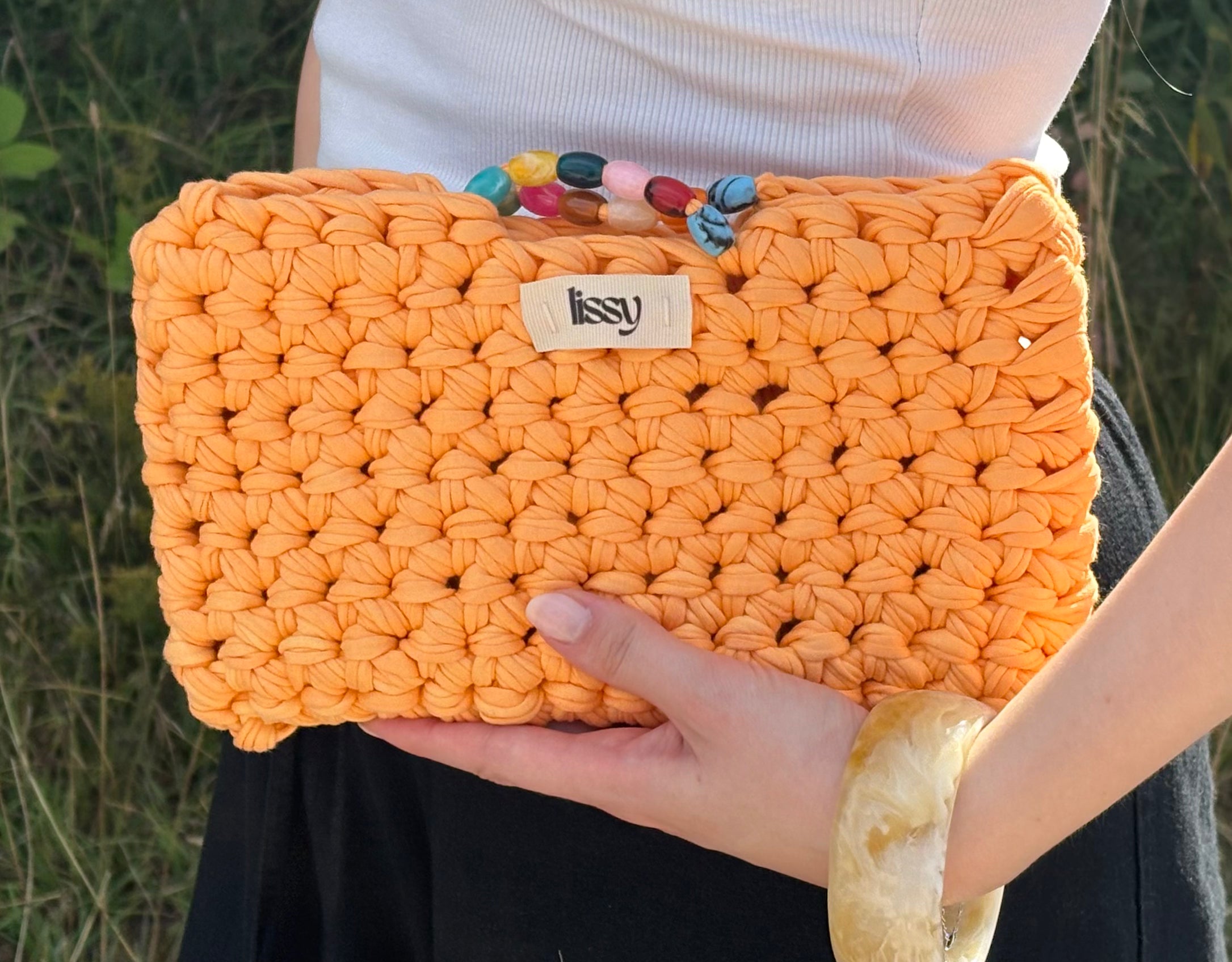 The Bead Bag - Peach